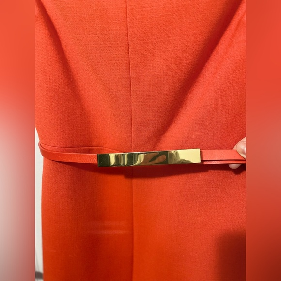 Tory Burch Orange Sleeveless dress. Size 2 - Picture 5 of 5